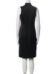 Ralph Lauren Black Label Wool Knee-Length Dress