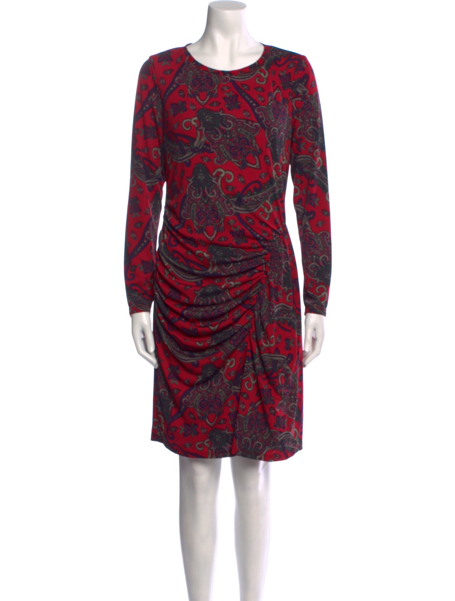Ralph Lauren Black Label Printed Knee-Length Dress