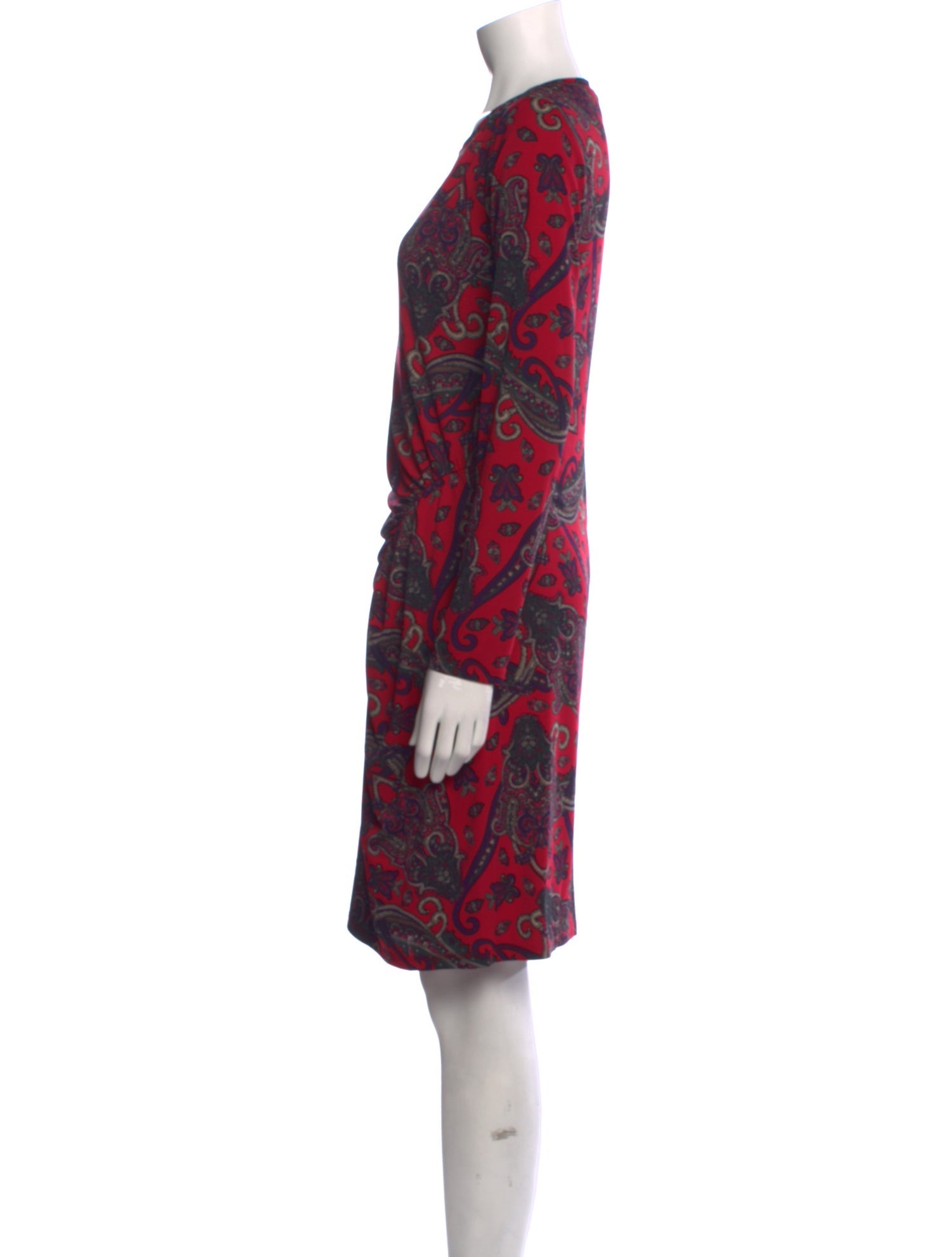 Ralph Lauren Black Label Printed Knee-Length Dress