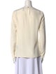 Ralph Lauren Black Label Silk V-Neck Blouse