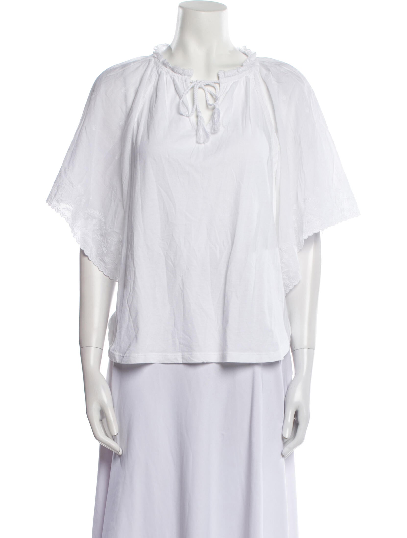 Lauren Ralph Lauren V-Neck Short Sleeve Blouse w/ Tags