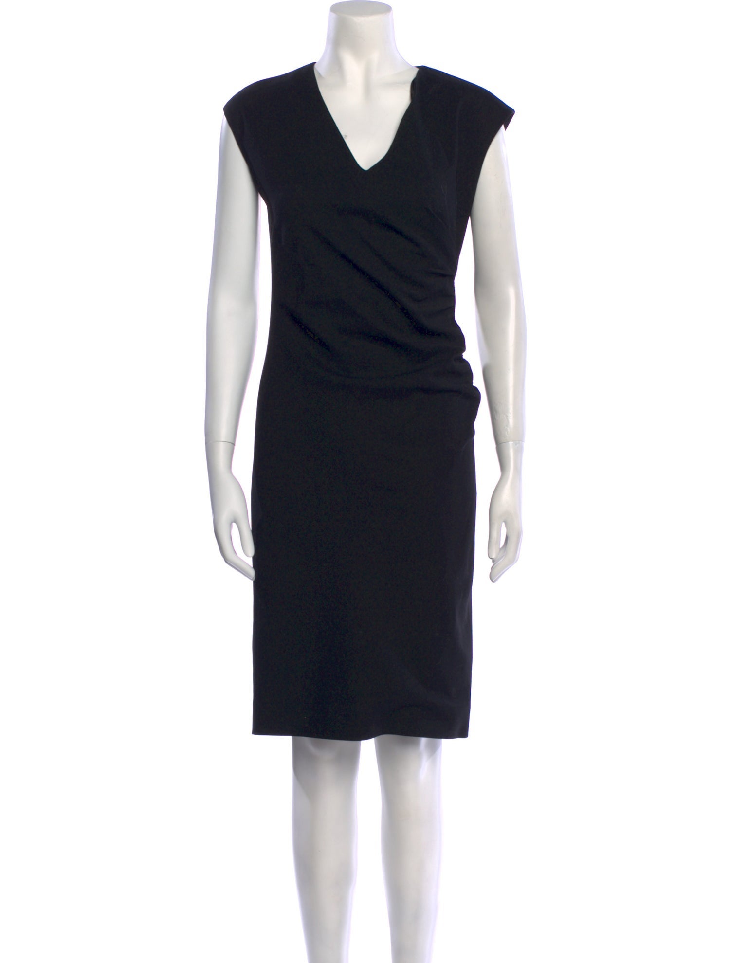 Ralph Lauren Black Label Wool Knee-Length Dress
