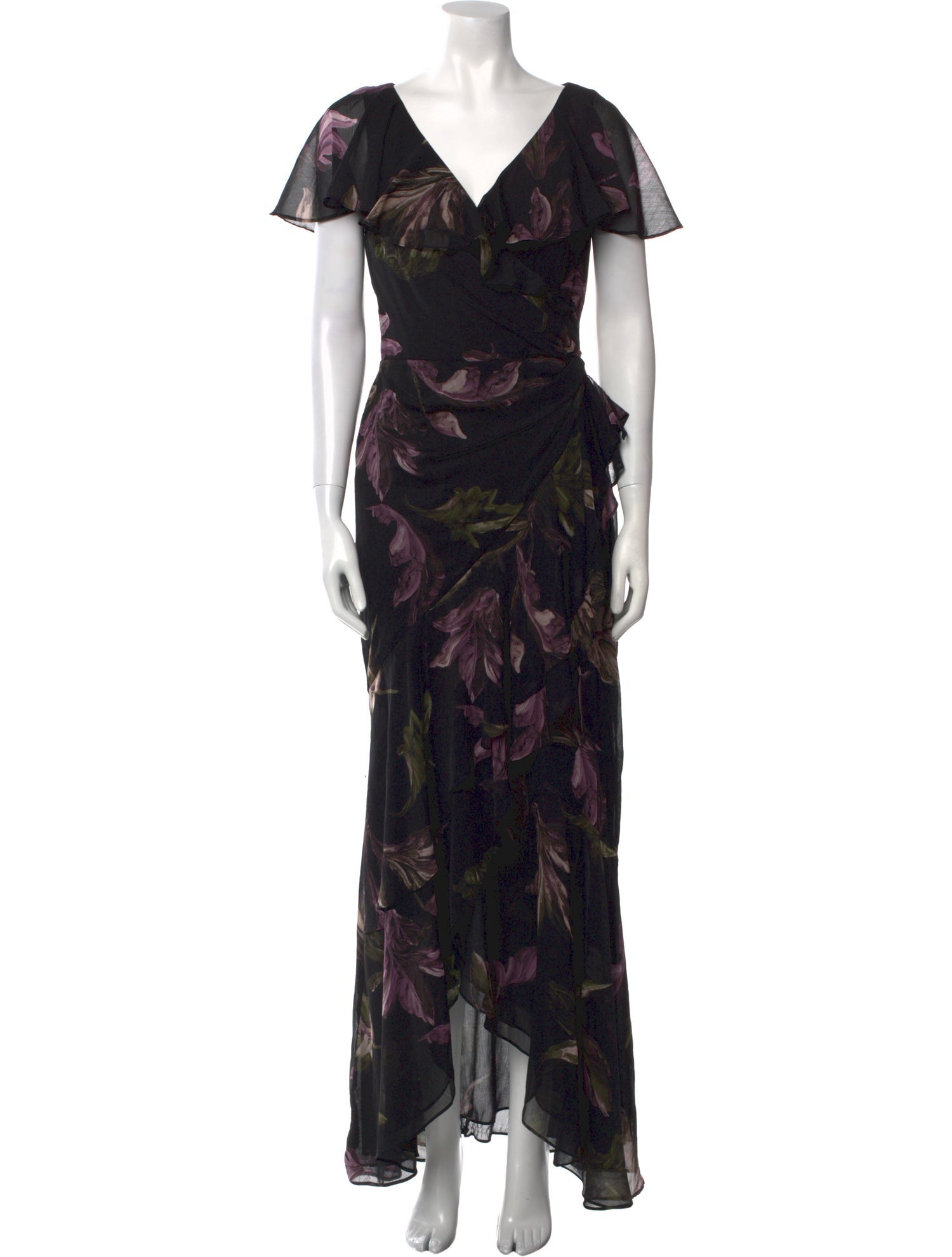 Ralph Lauren Black Label Floral Print Long Dress