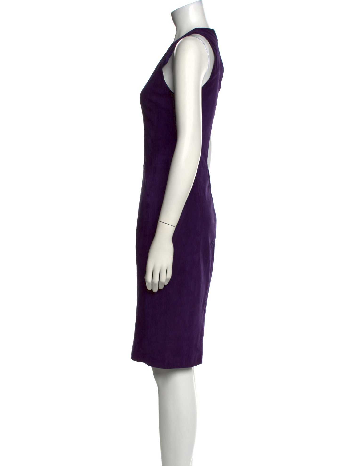 Ralph Lauren Black Label Suede Knee-Length Dress w/ Tags