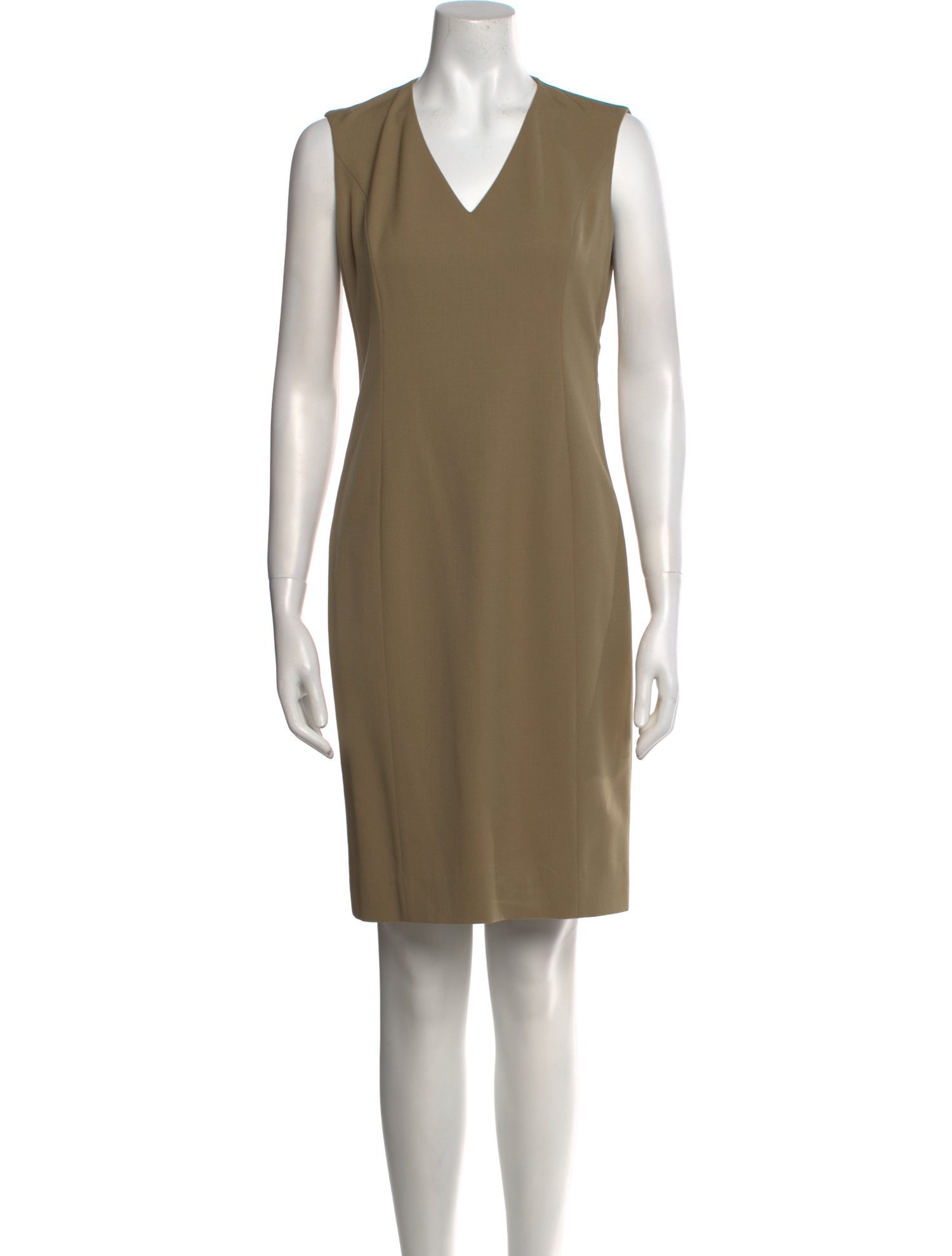 Ralph Lauren Black Label Wool Knee-Length Dress