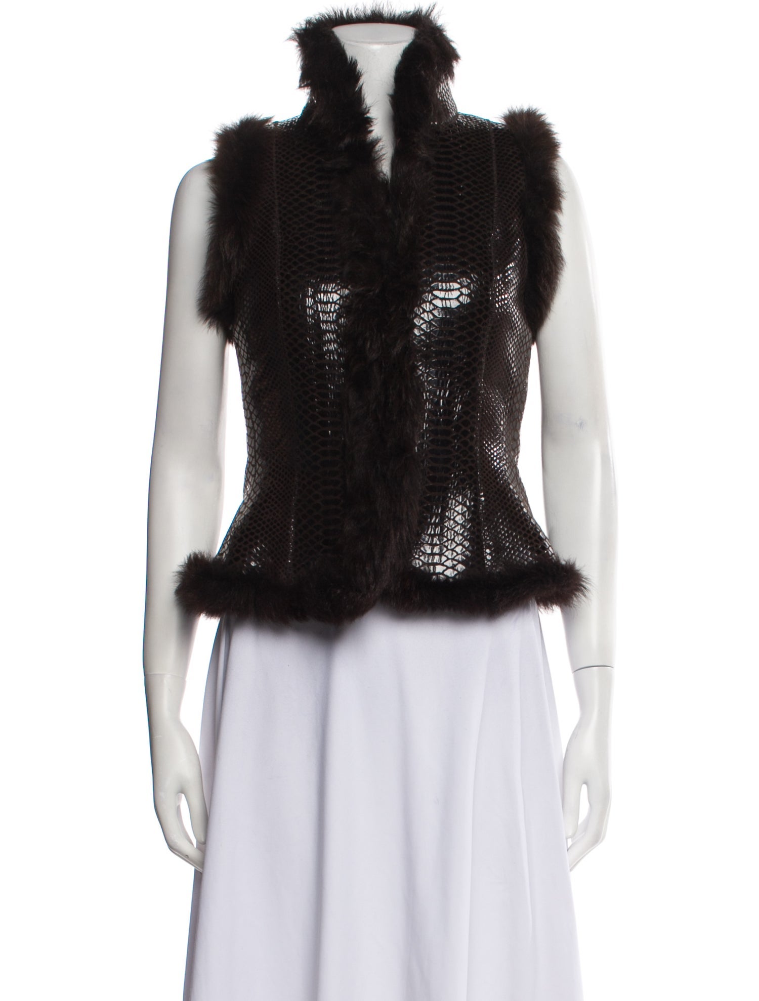 Ralph Lauren Black Label Fur Vest