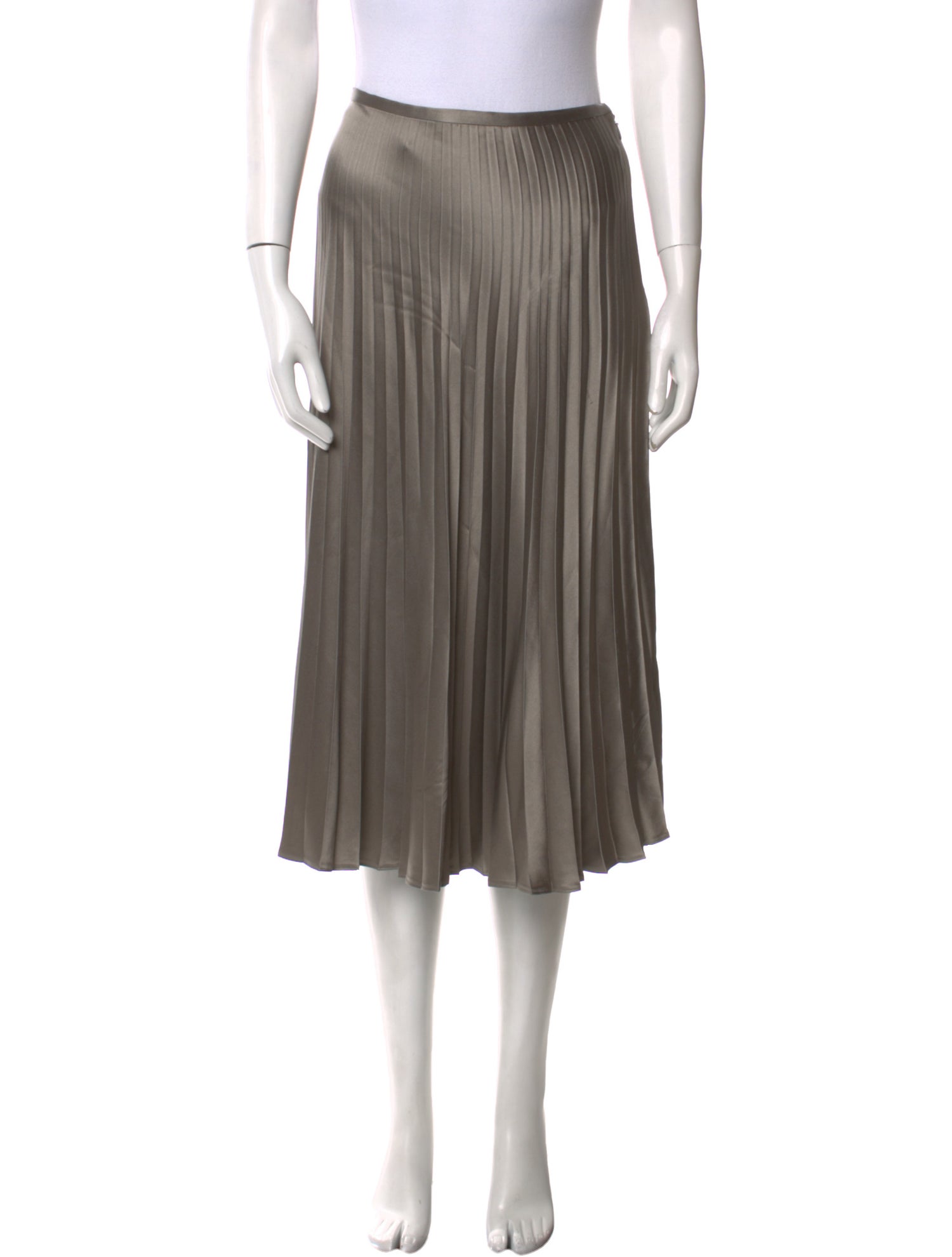 Ralph Lauren Black Label Silk Knee-Length Skirt