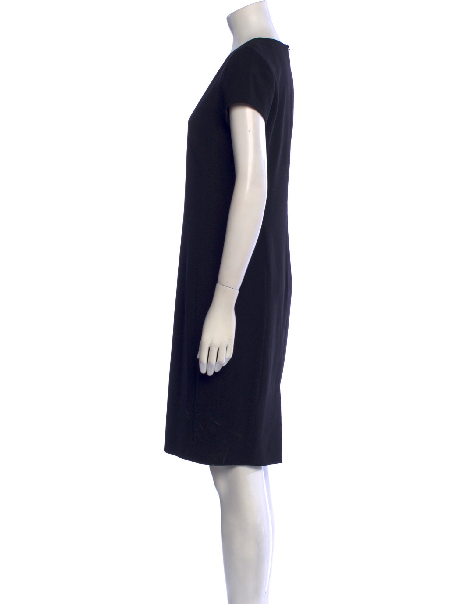 Ralph Lauren Black Label Wool Knee-Length Dress