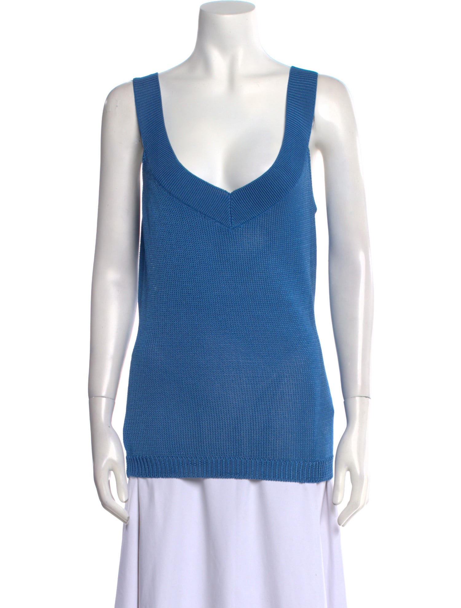 Ralph Lauren Black Label Silk V-Neck Top