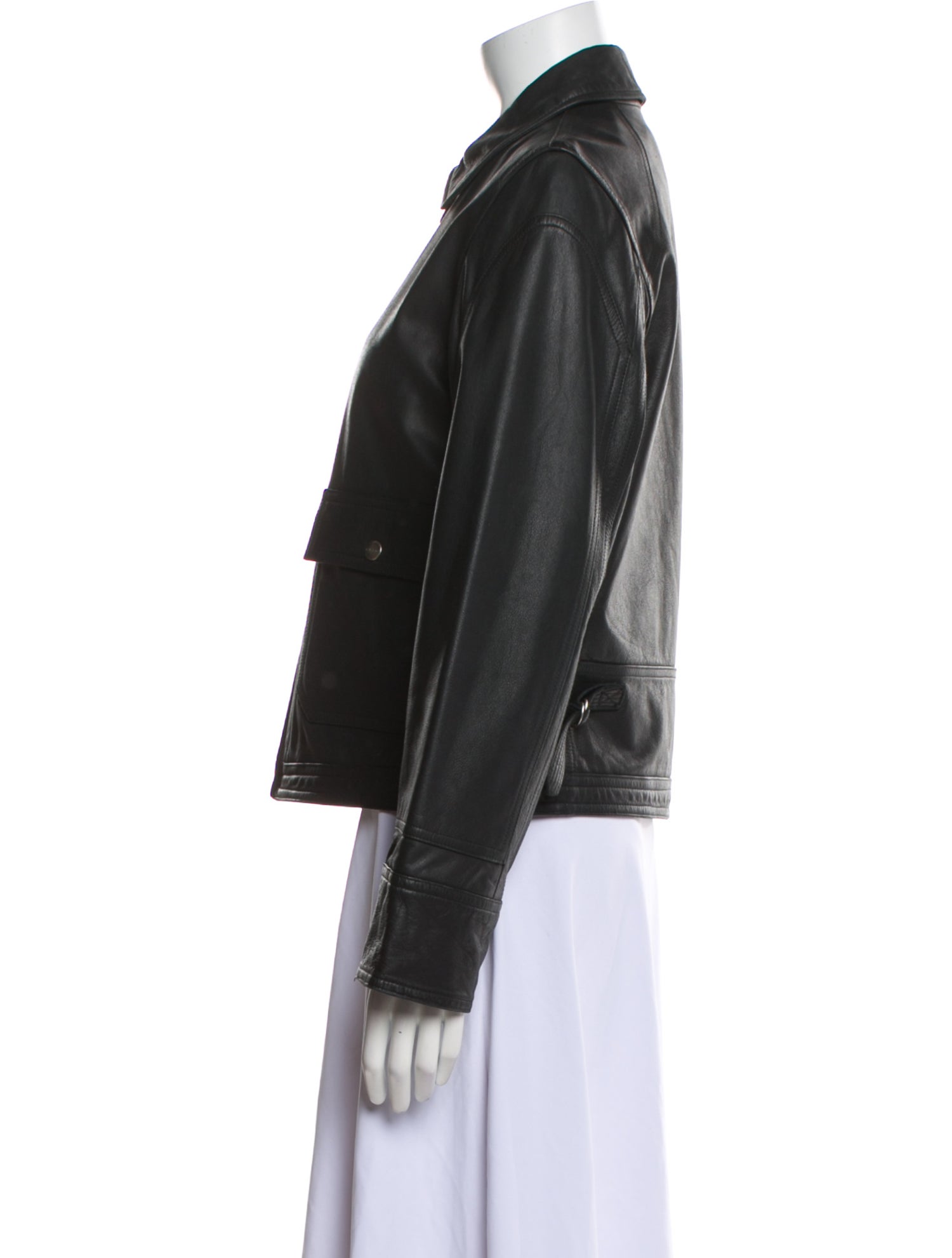Ralph Lauren Black Label Leather Biker Jacket