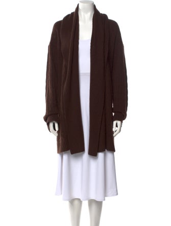 Ralph Lauren Black Label Cashmere Open Front Sweater