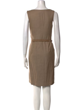 Ralph Lauren Black Label V-Neck Knee-Length Dress