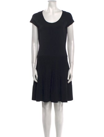 Ralph Lauren Black Label Scoop Neck Mini Dress