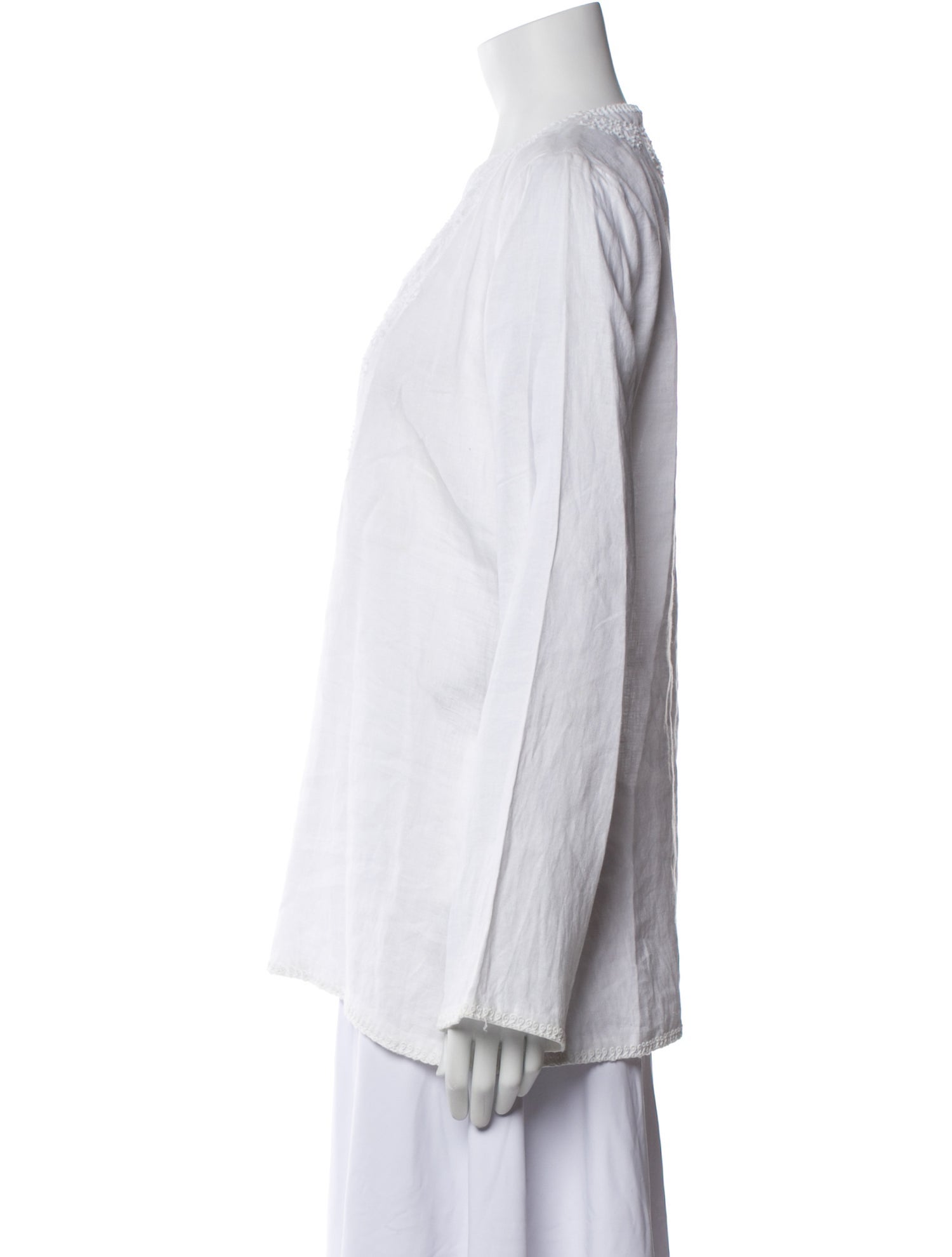 Ralph Lauren Black Label Linen Crew Neck Tunic