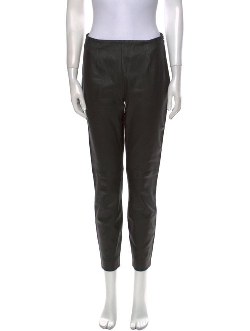 Ralph Lauren Black Label Lamb Leather Skinny Leg Pants