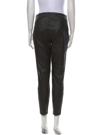 Ralph Lauren Black Label Lamb Leather Skinny Leg Pants