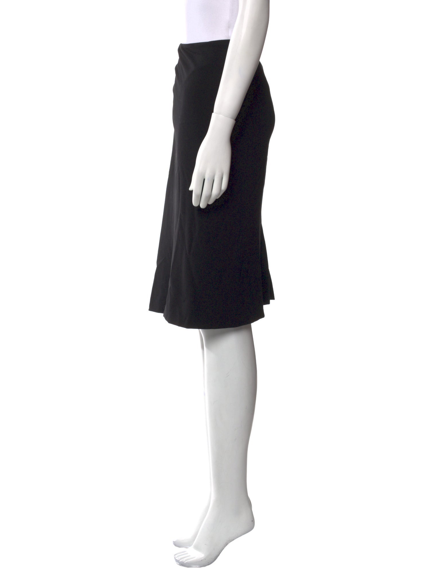 Ralph Lauren Black Label Wool Knee-Length Skirt