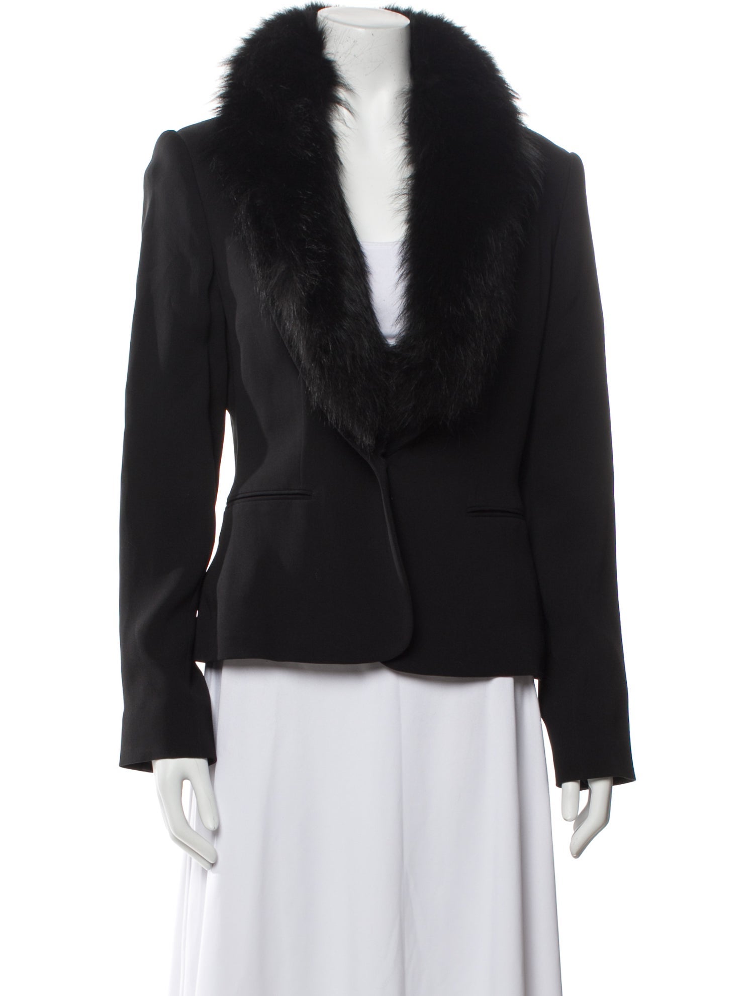 Ralph Lauren Black Label Silk Fur Jacket