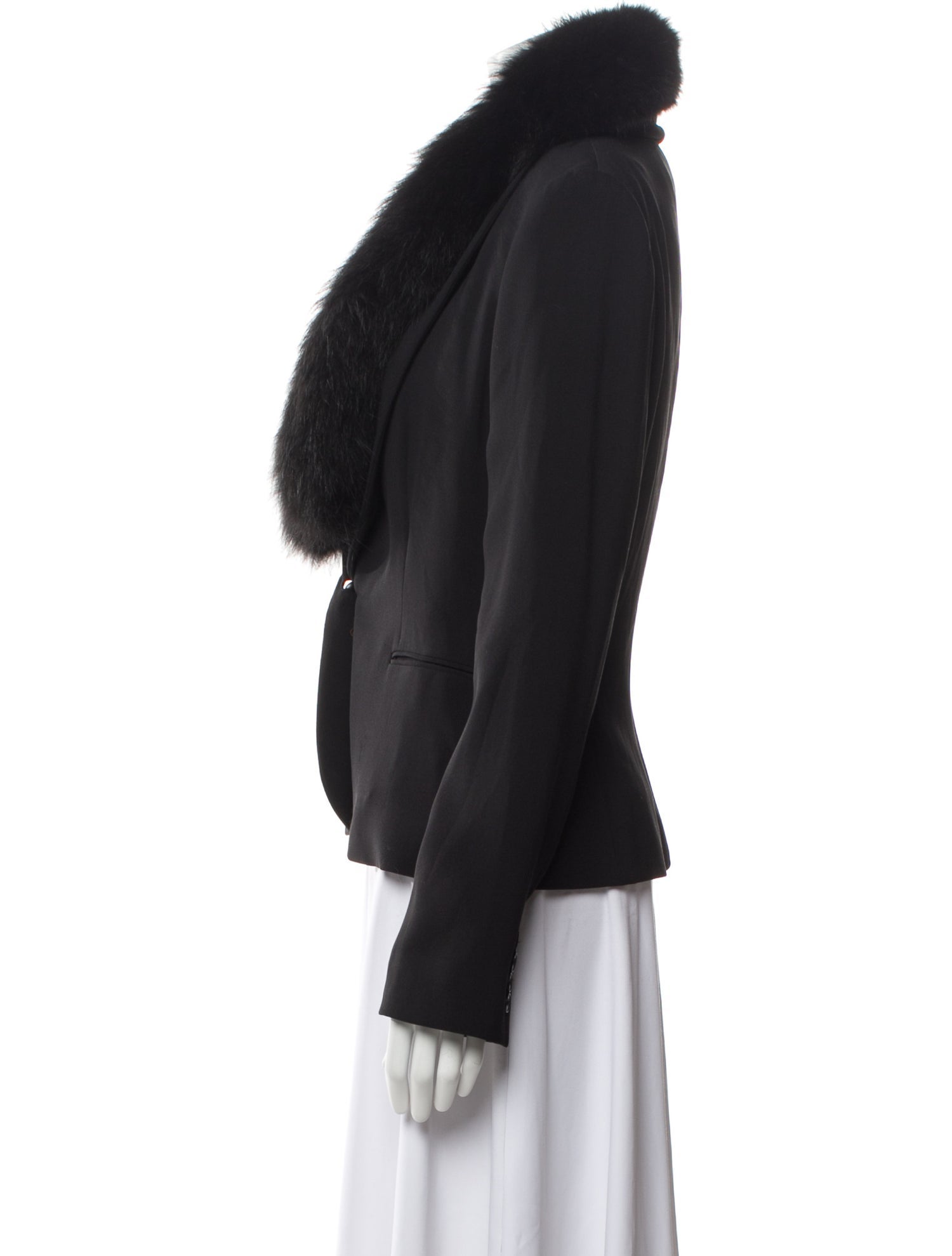 Ralph Lauren Black Label Silk Fur Jacket