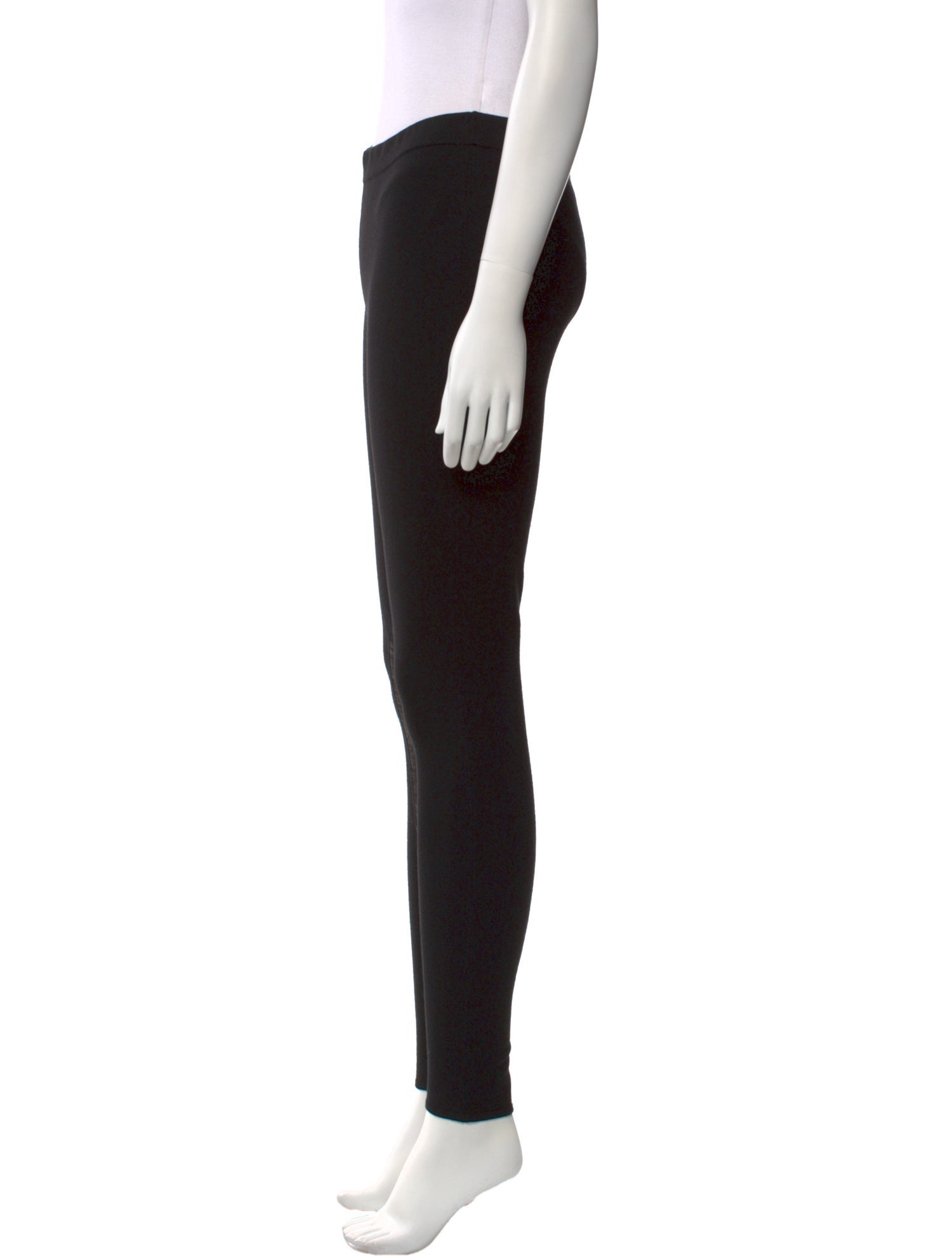 Ralph Lauren Black Label Lamb Leather Skinny Leg Pants