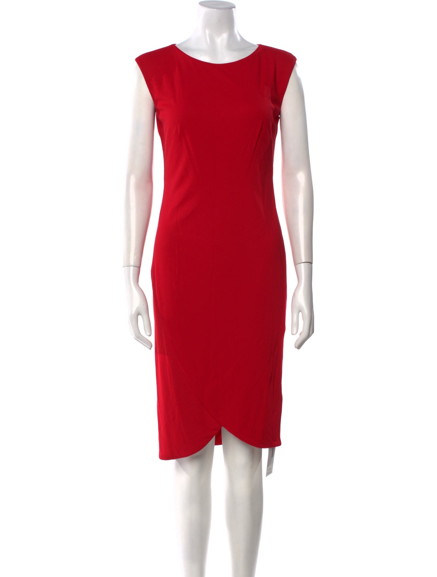 Ralph Lauren Black Label Crew Neck Knee-Length Dress