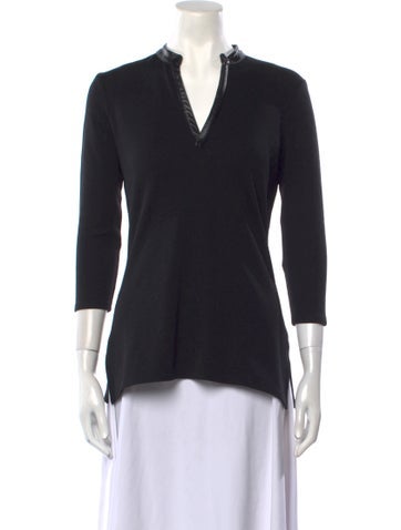 Ralph Lauren Black Label Knitwear Wool V-Neck Sweater S