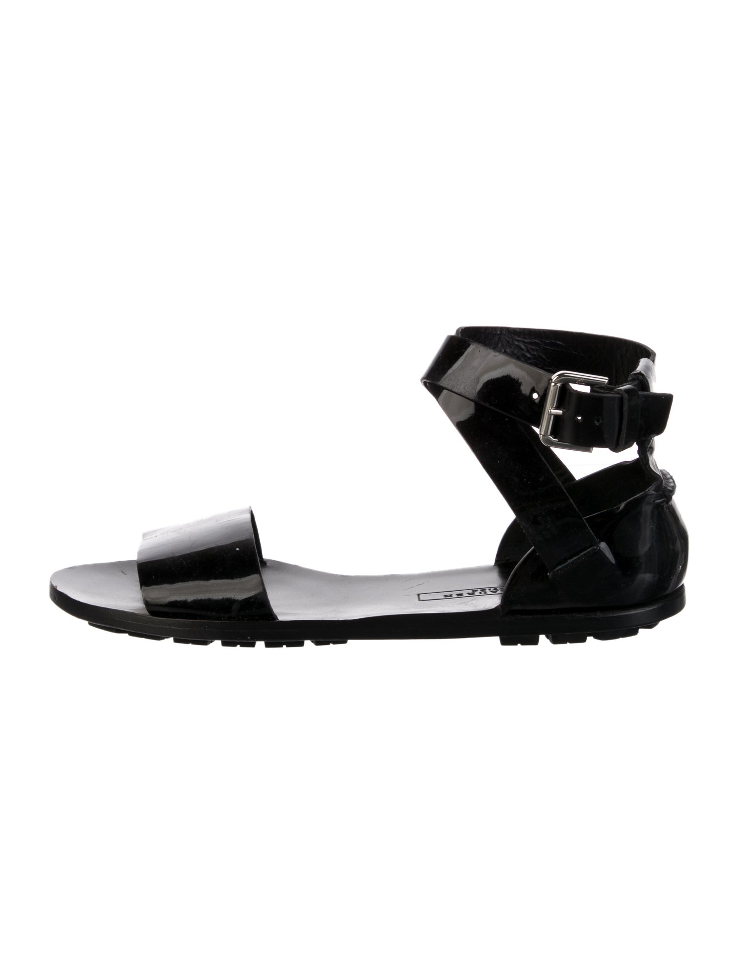Ralph Lauren Black Label Patent Leather Sandals