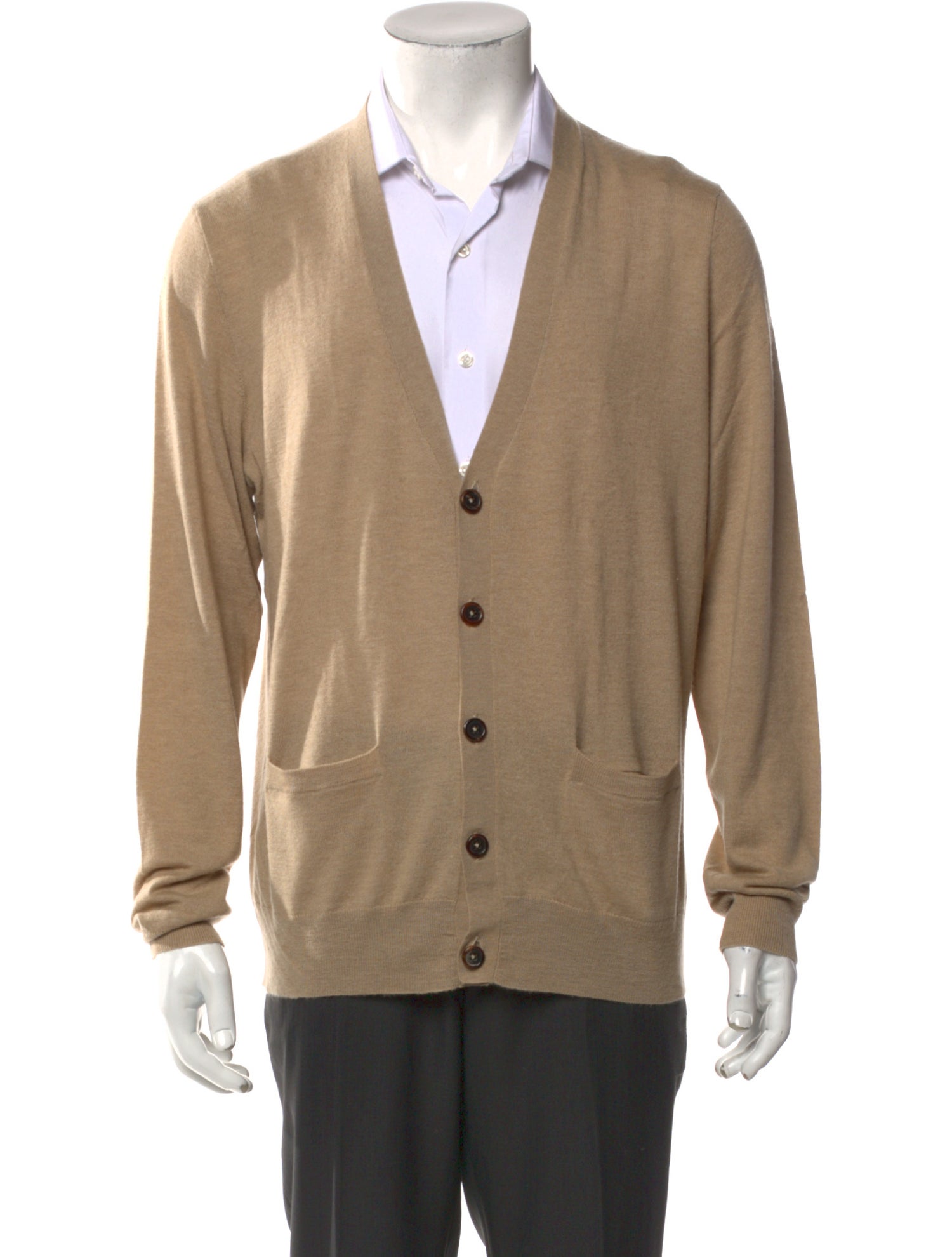 Ralph Lauren Black Label V-Neck Long Sleeve Cardigan