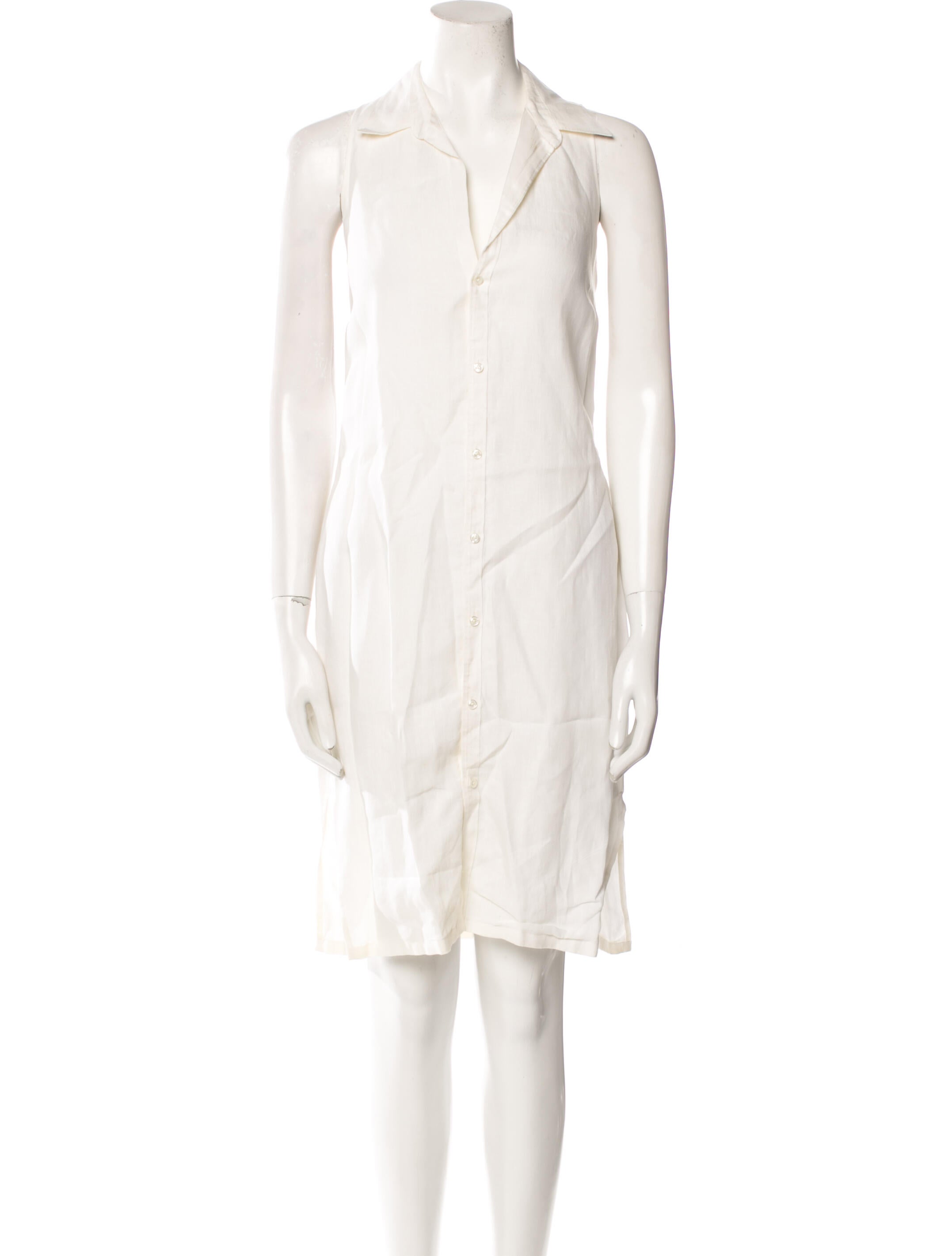 Ralph Lauren Black Label Linen Knee-Length Dress