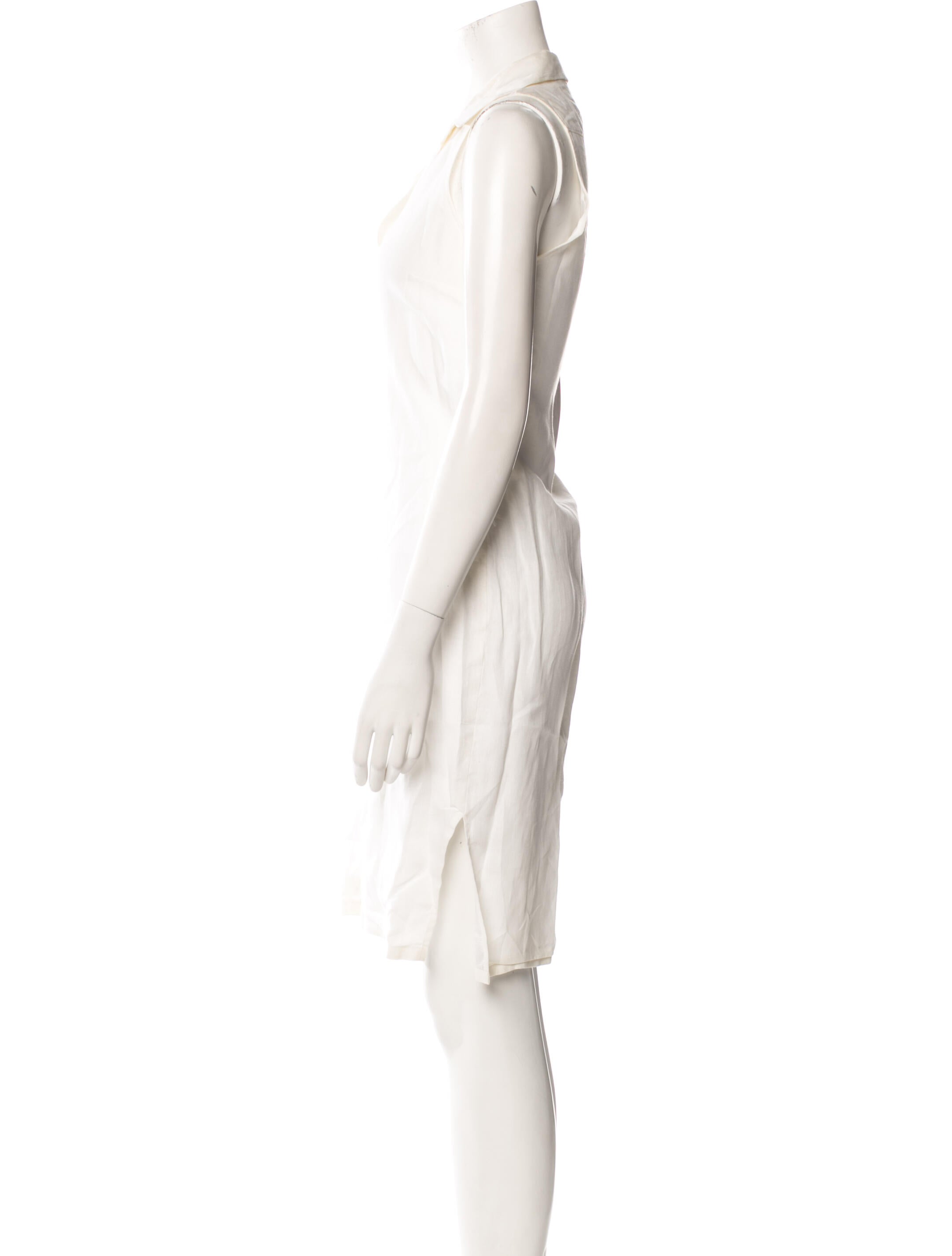 Ralph Lauren Black Label Linen Knee-Length Dress