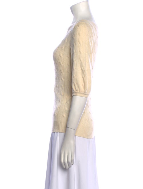 Ralph Lauren Black Label Cashmere Bateau Neckline Sweater