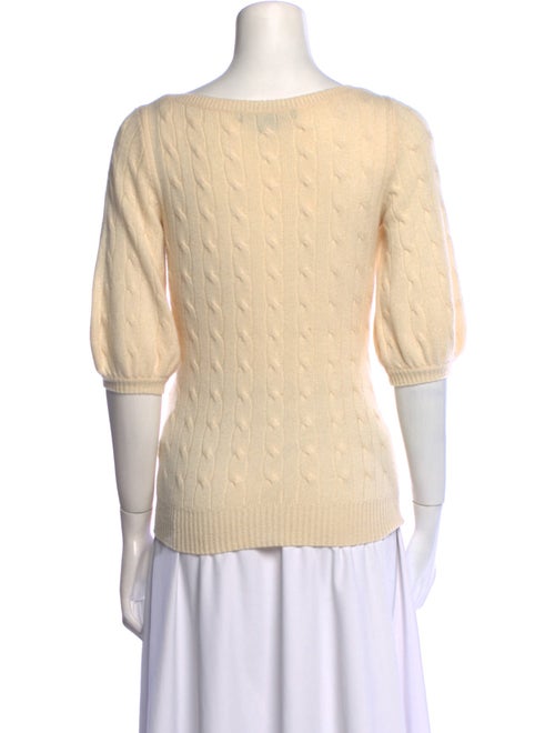 Ralph Lauren Black Label Cashmere Bateau Neckline Sweater