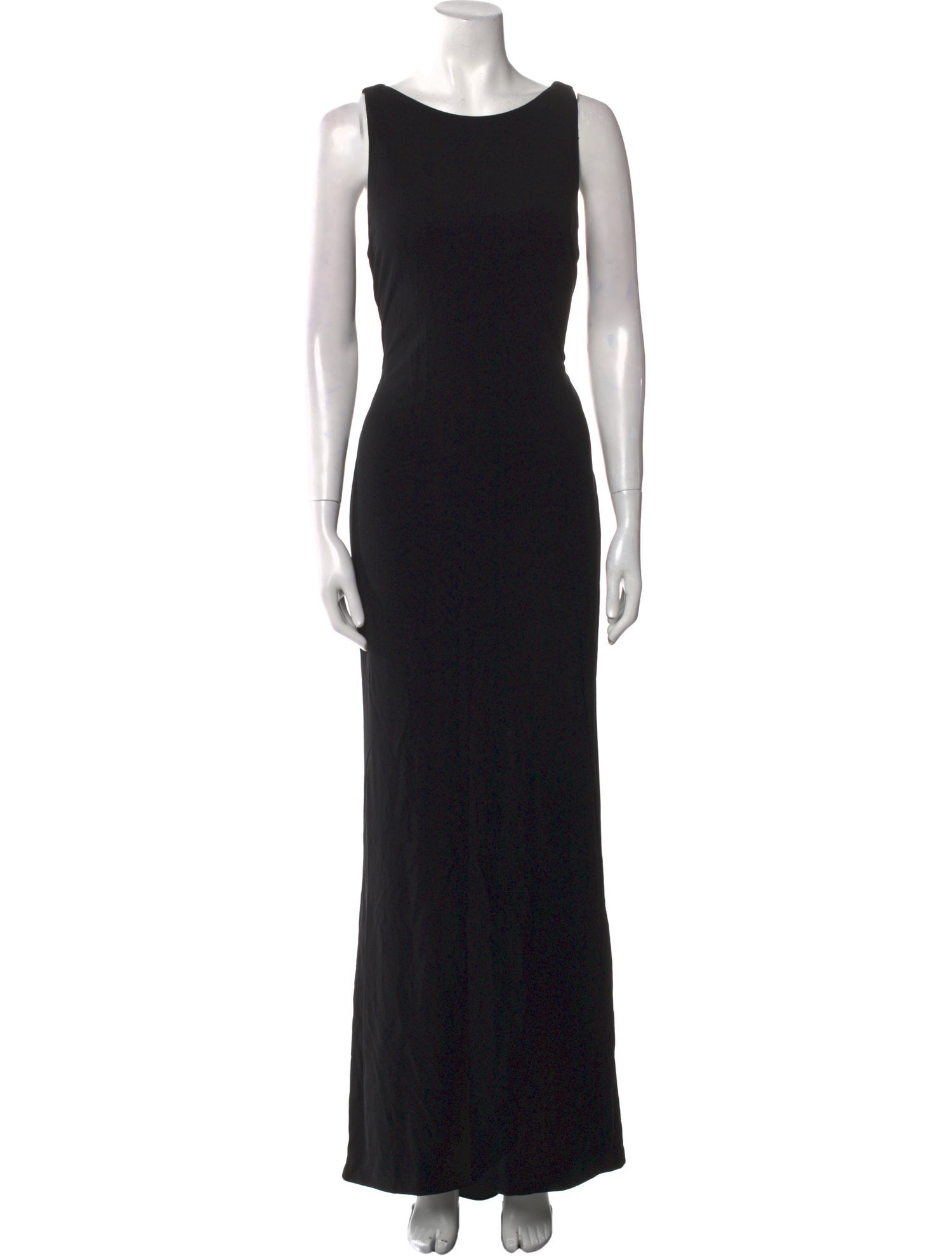 Ralph Lauren Black Label Bateau Neckline Long Dress