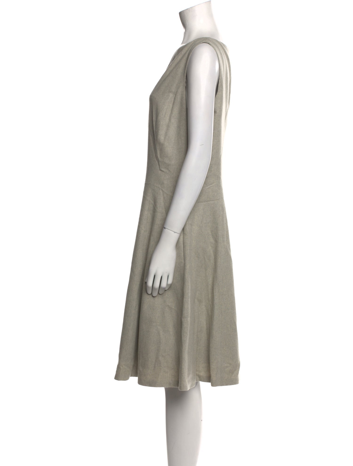 Ralph Lauren Black Label Wool Knee-Length Dress