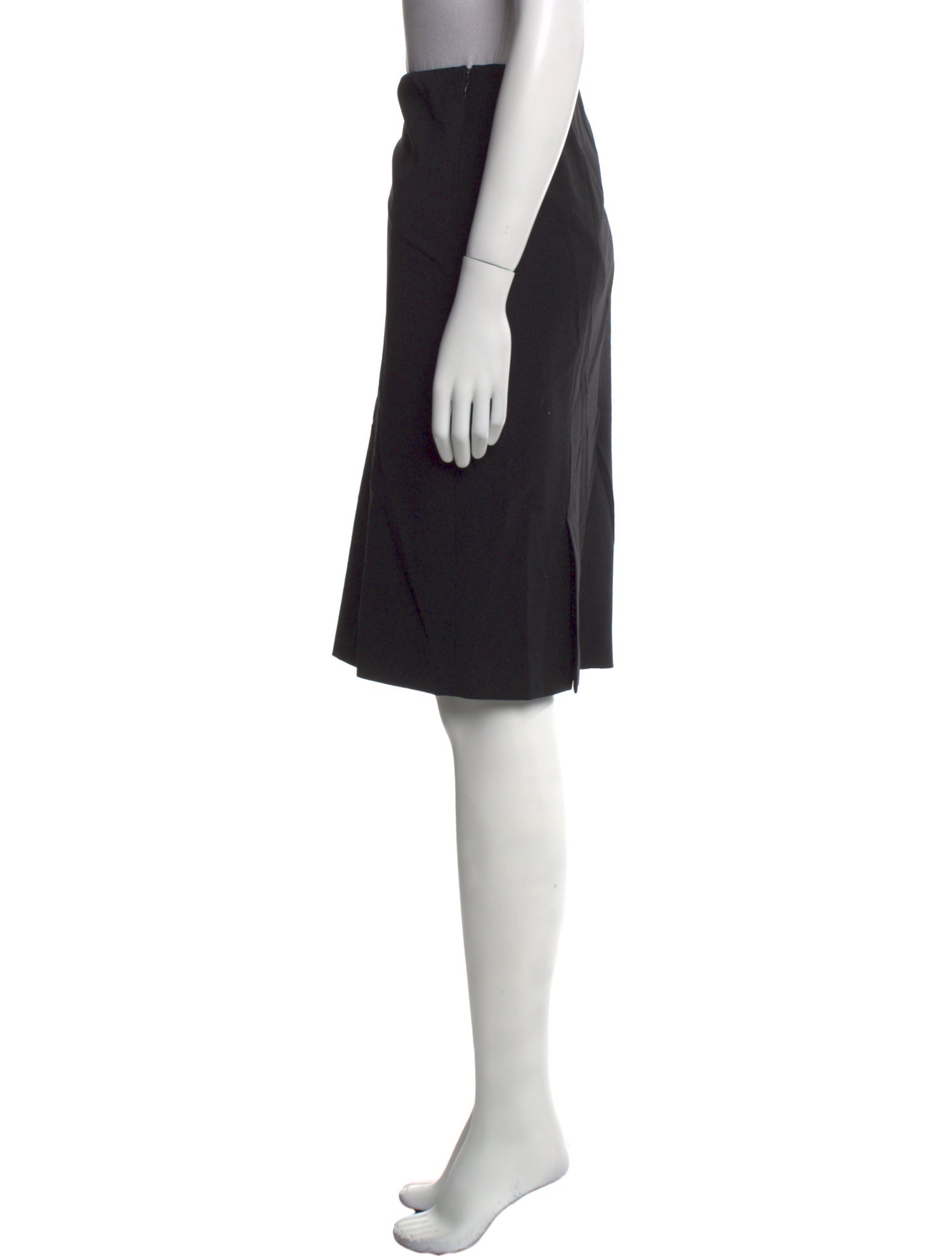 Ralph Lauren Black Label Wool Knee-Length Skirt