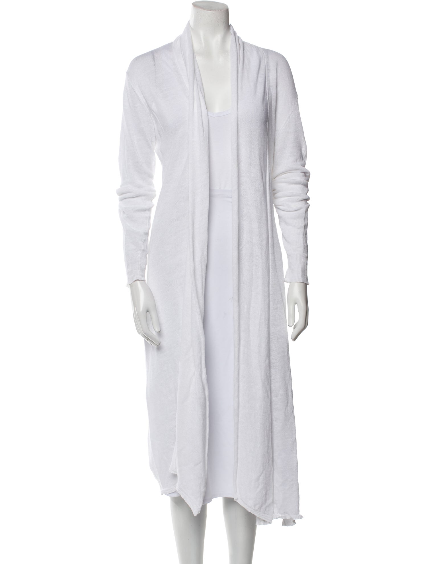 Ralph Lauren Black Label Linen Open Front Sweater