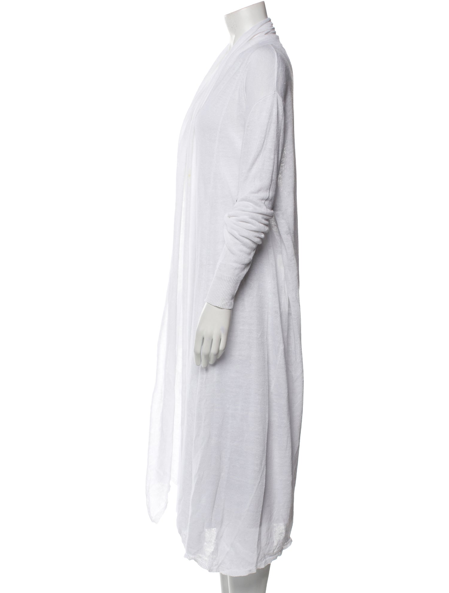 Ralph Lauren Black Label Linen Open Front Sweater