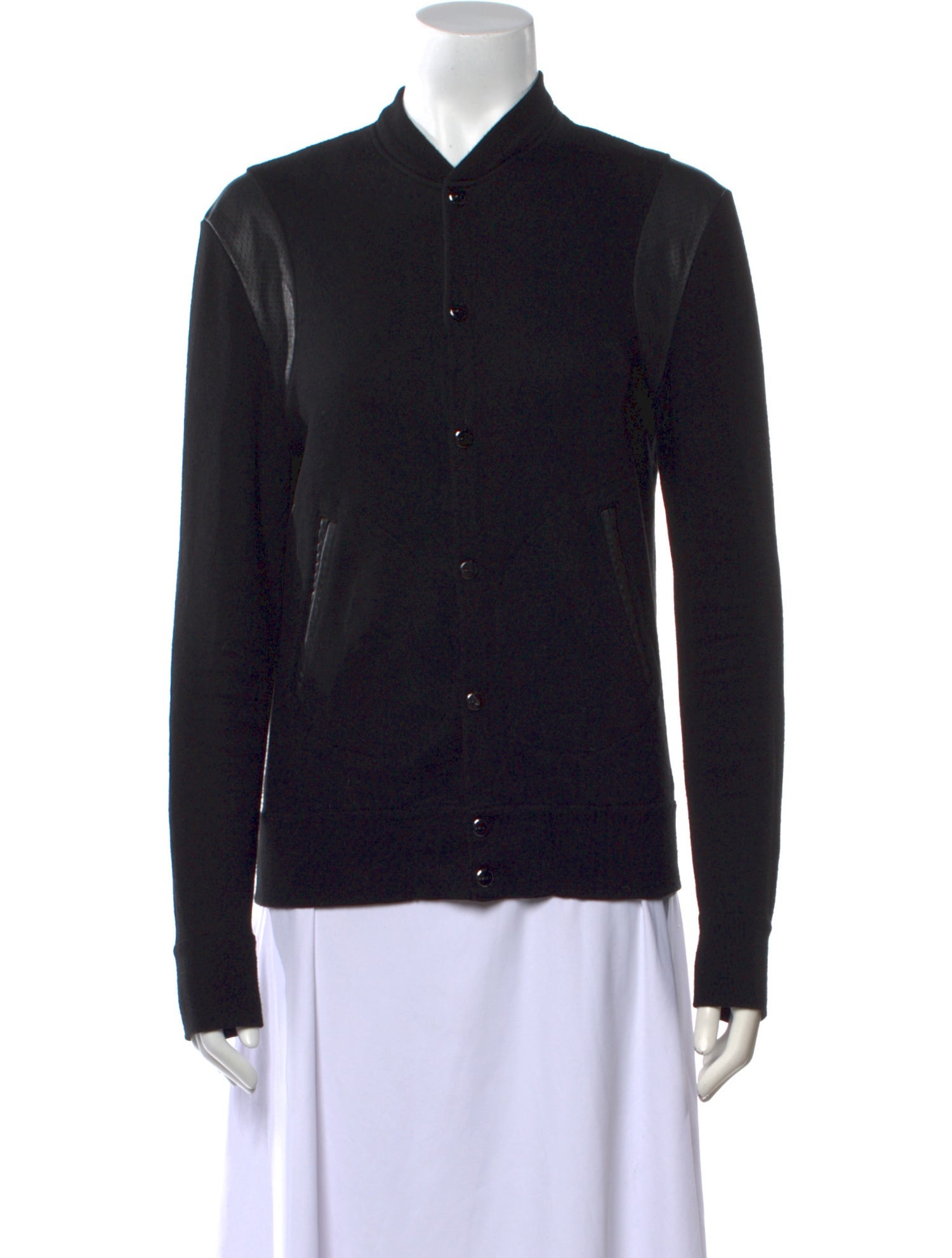 Ralph Lauren Black Label Merino Wool Mock Neck Sweater