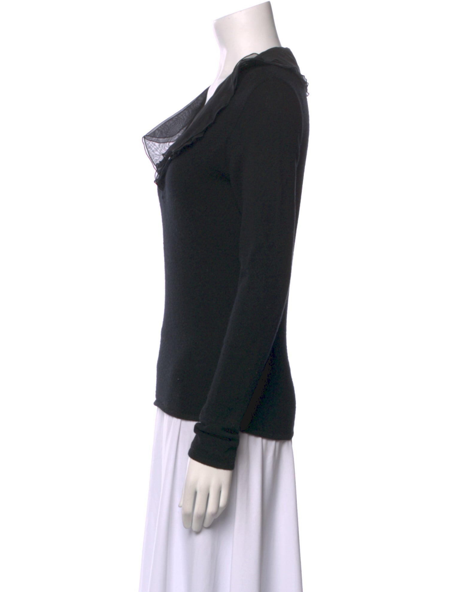 Ralph Lauren Black Label Cashmere Cowl Neck Sweater