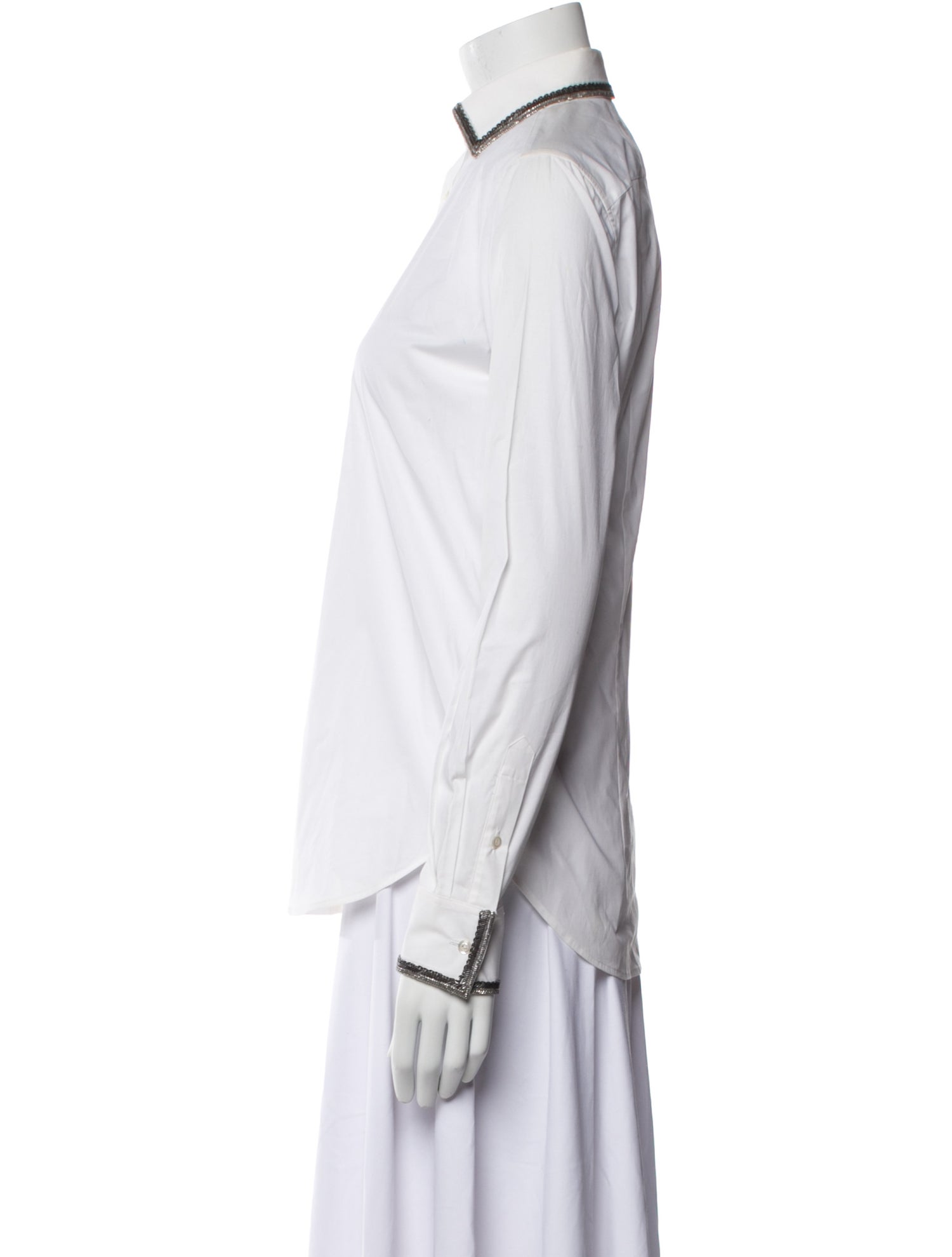 Ralph Lauren Black Label Long Sleeve Button-Up Top