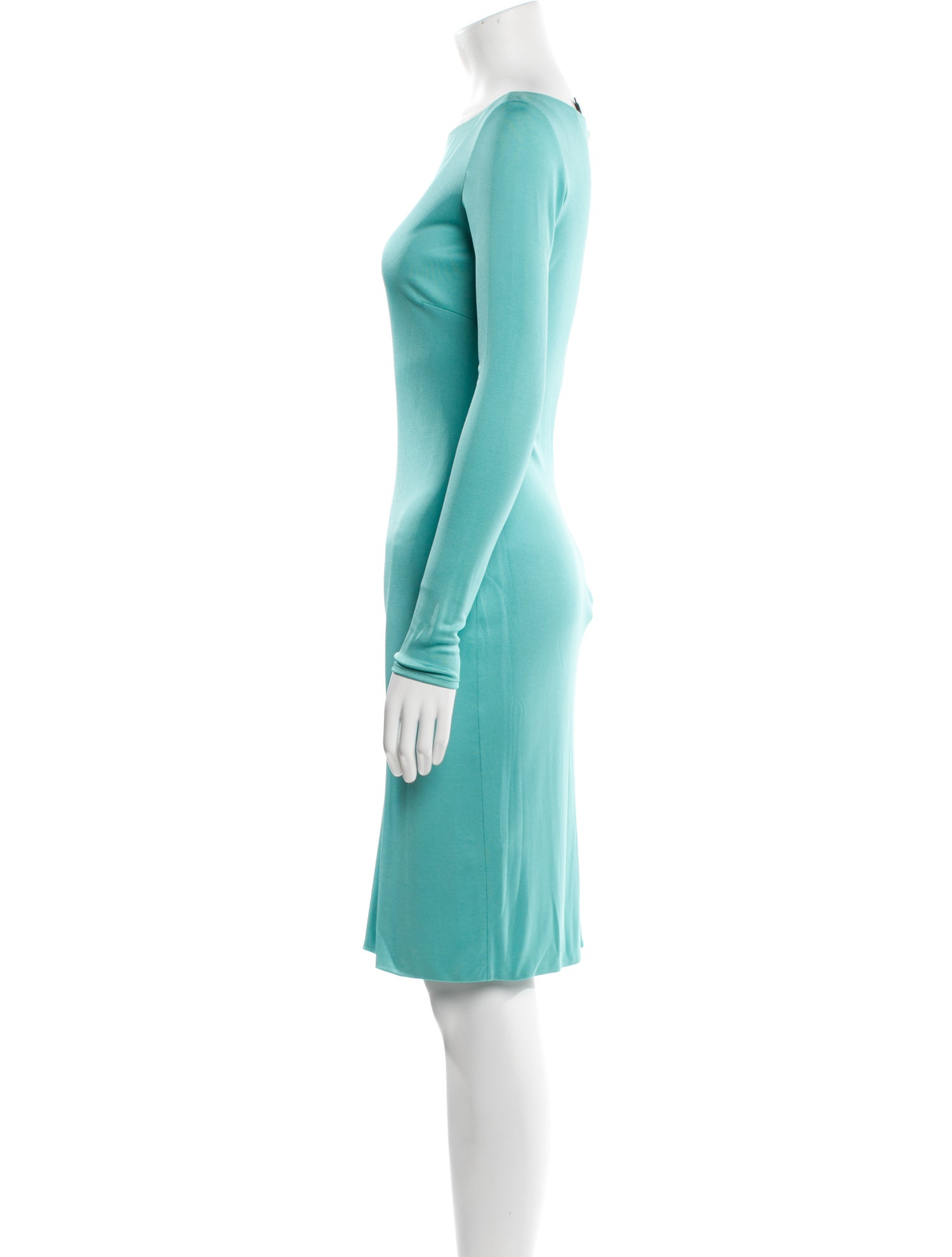 Ralph Lauren Black Label Bateau Neckline Knee-Length Dress