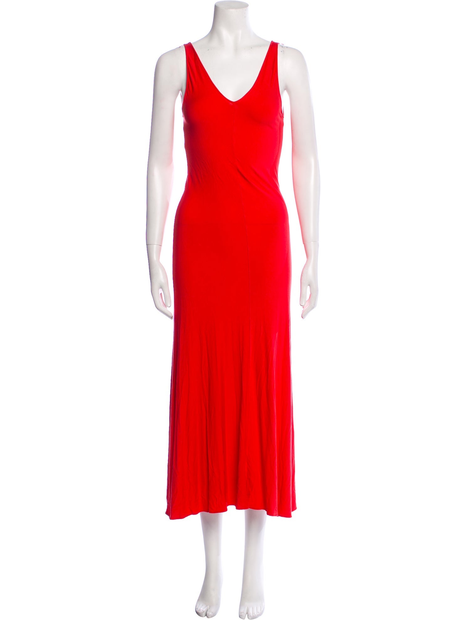 Ralph Lauren Black Label V-Neck Long Dress