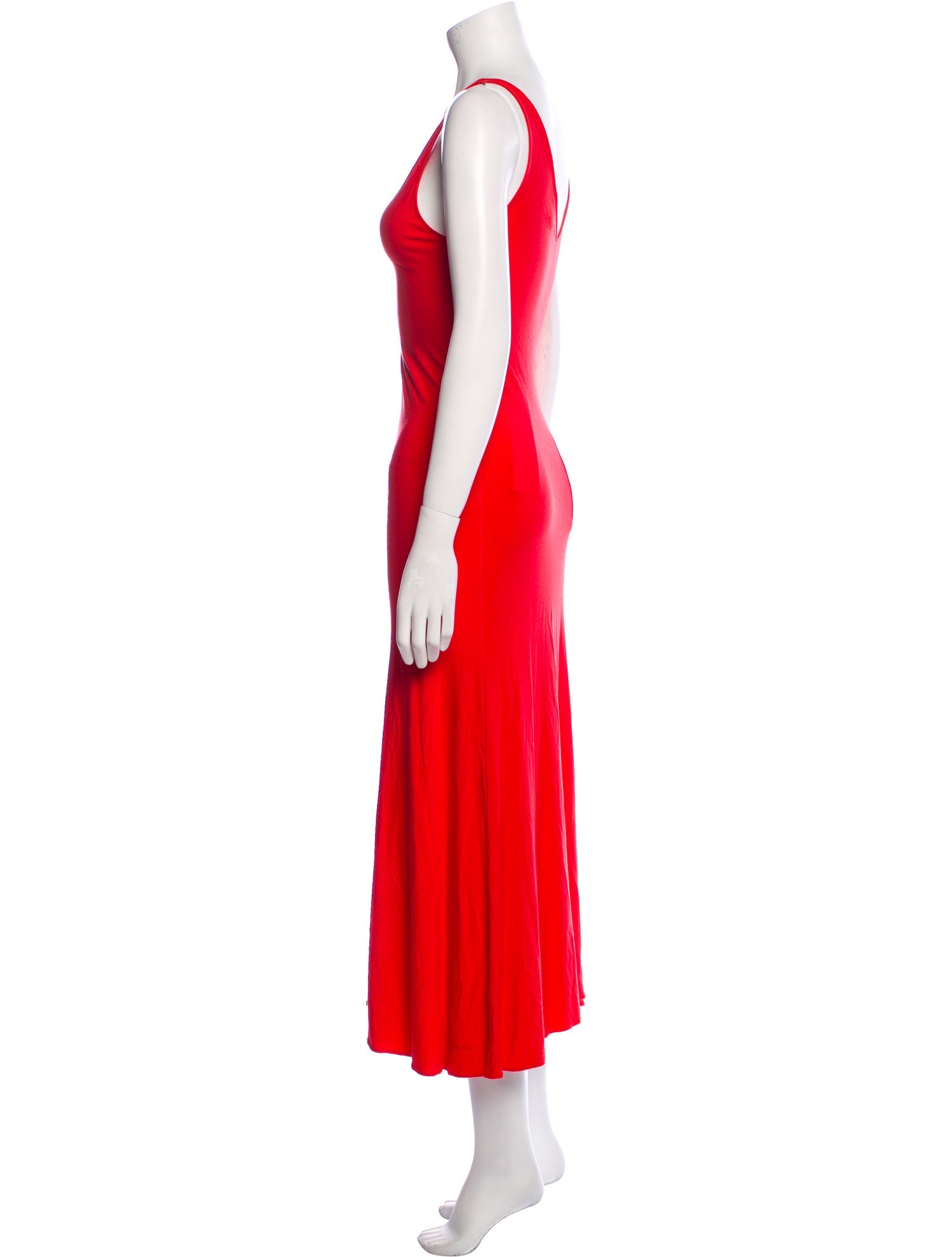 Ralph Lauren Black Label V-Neck Long Dress