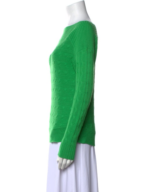 Ralph Lauren Black Label Cashmere Bateau Neckline Sweater