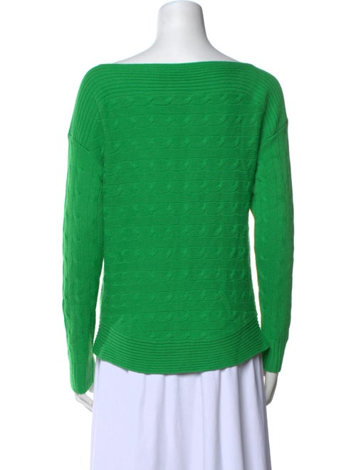 Ralph Lauren Black Label Cashmere Bateau Neckline Sweater