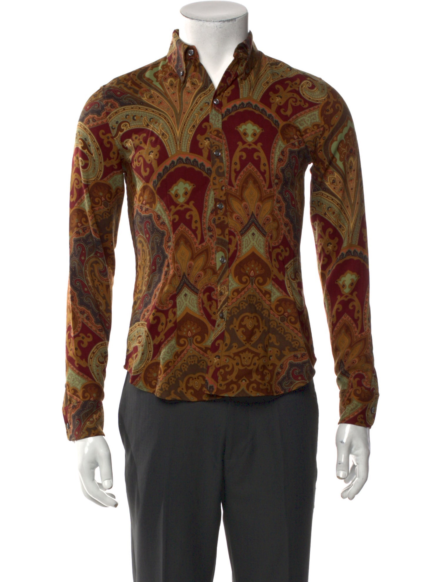 Ralph Lauren Black Label Wool Printed Shirt