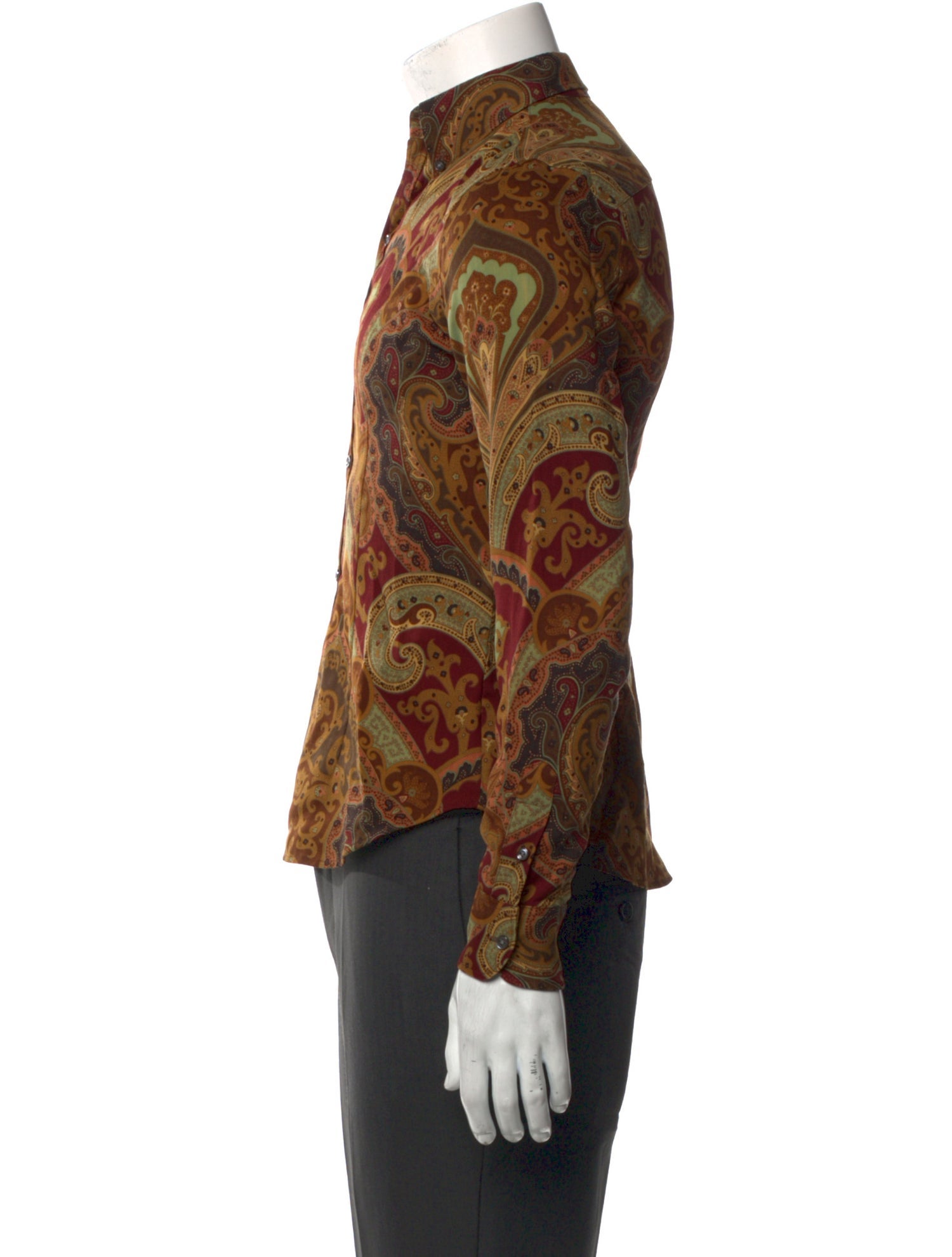 Ralph Lauren Black Label Wool Printed Shirt
