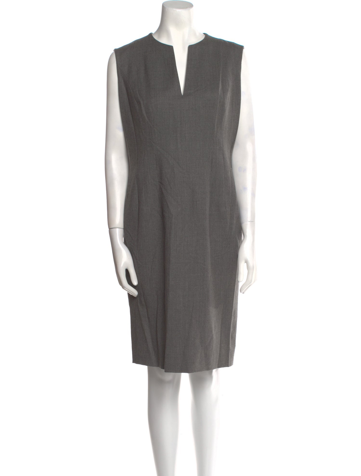 Ralph Lauren Black Label Virgin Wool Knee-Length Dress