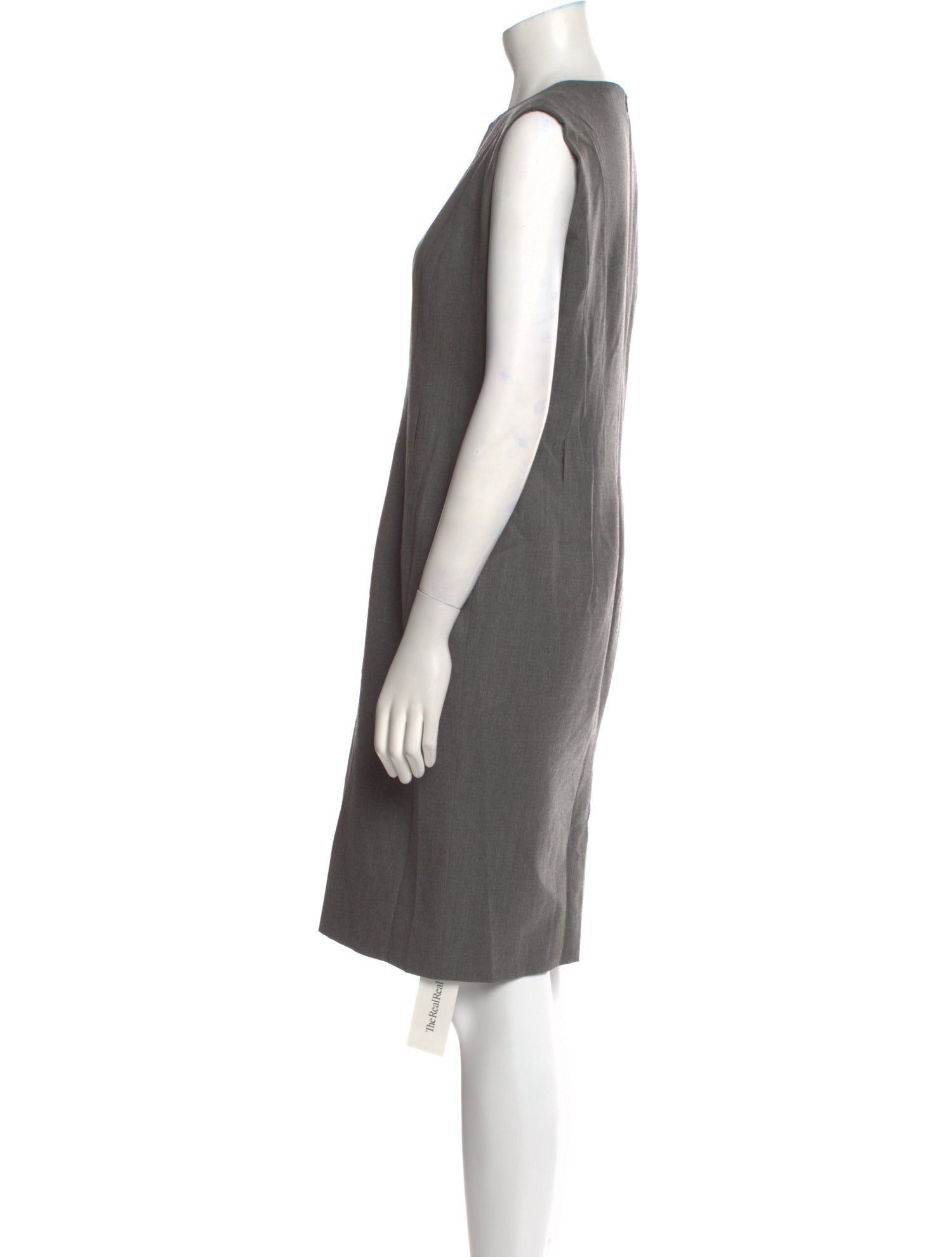 Ralph Lauren Black Label Virgin Wool Knee-Length Dress