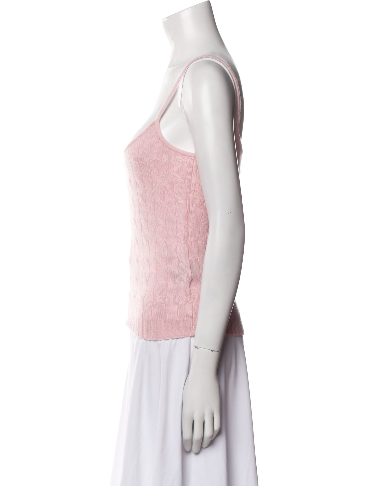Ralph Lauren Black Label Cashmere Scoop Neck Top w/ Tags